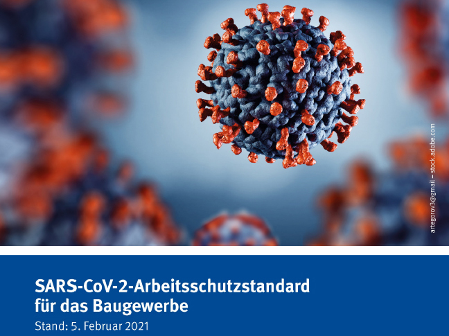 BG BAU veröffentlicht überarbeitete Version des SARS-CoV-2-Arbeitsschutzstandard für das Baugewerbe